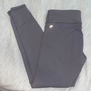 Light grey Fabletics power hold leggings size large.